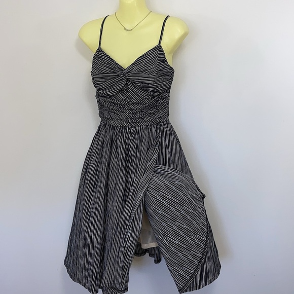 Tracy Reese Dress Striped Fit and Flare MIDI NWOT Sz 10 Perfect for Summer - Picture 3 of 7